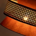 thumbnail image 6 of Arturesthome Pendant Lightings Orange Fabric for Kitchen Island Home Decor 1 Lights-19.68"*14.96", 6 of 7