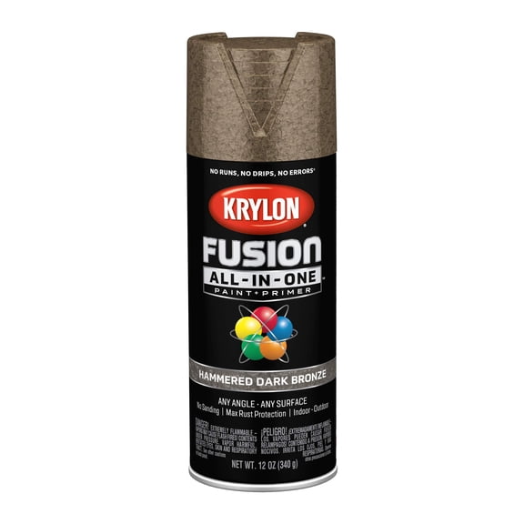 Home Décor Fusion Dark Bronze Hammered 12 oz Spray Paint