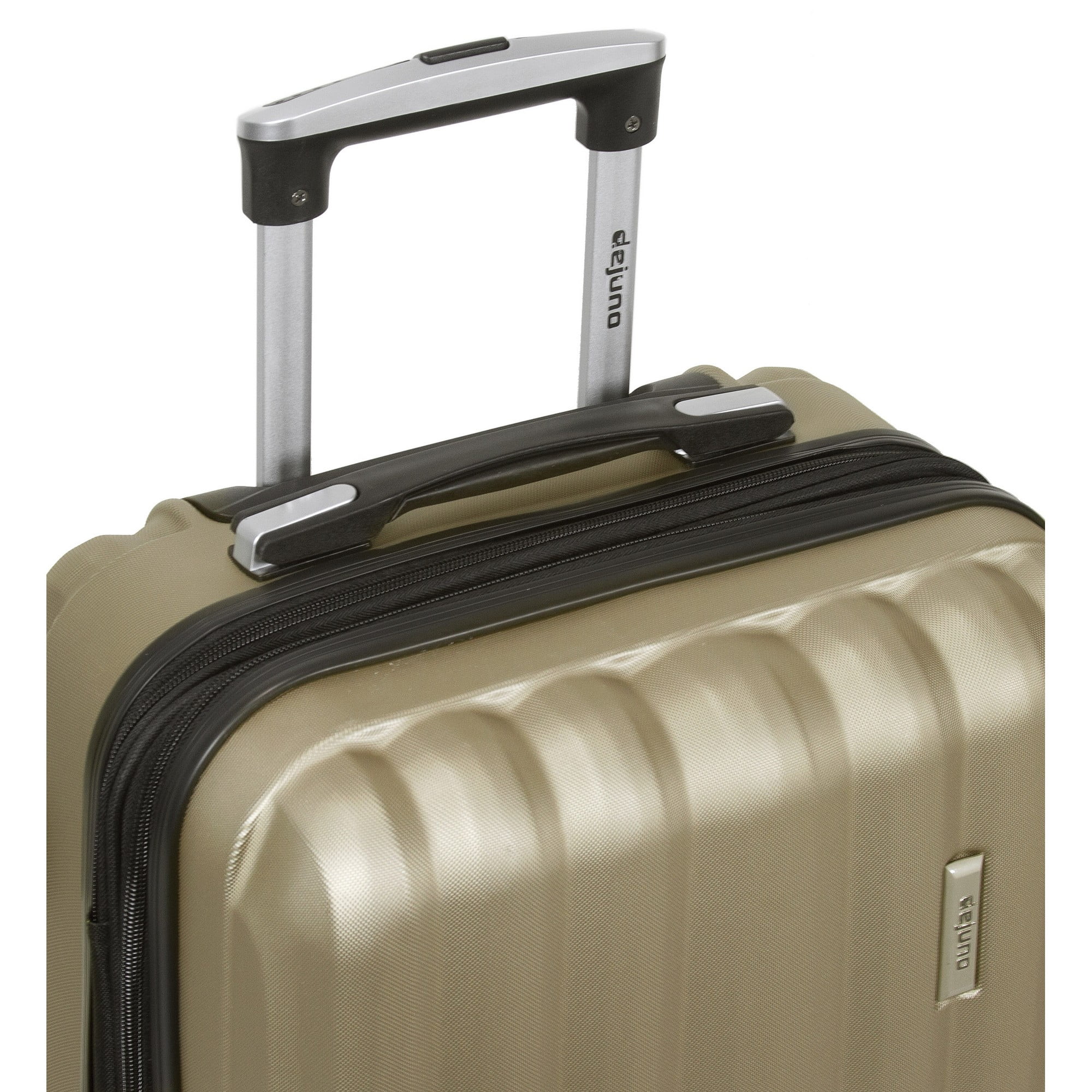 Dejuno Camden Hardside 3-Piece Expandable Spinner Luggage Set - Champagne (20", 24" and 28")