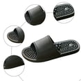 thumbnail image 7 of Rotm Massage Slippers for Men Lady Cloud Slippers for Women and Men Indoor & Outdoor Pillow Slippers Non Slip Quick Drying Shower Slides Bathroom Sandals Black,9.5, 7 of 7