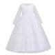 thumbnail image 1 of Vestido Para Niñas Ropa Para Niñas Bebés Vestido Para Niños Vestido De Princesa De Manga Larga Vestido Largo Blanco Odeerbi  LM103-1922, 1 of 5