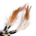 thumbnail image 2 of Cat Teaser Fake Feather Leopard Print Cat Stick Cat Wand Teaser Kitten Wand Toy, 2 of 10
