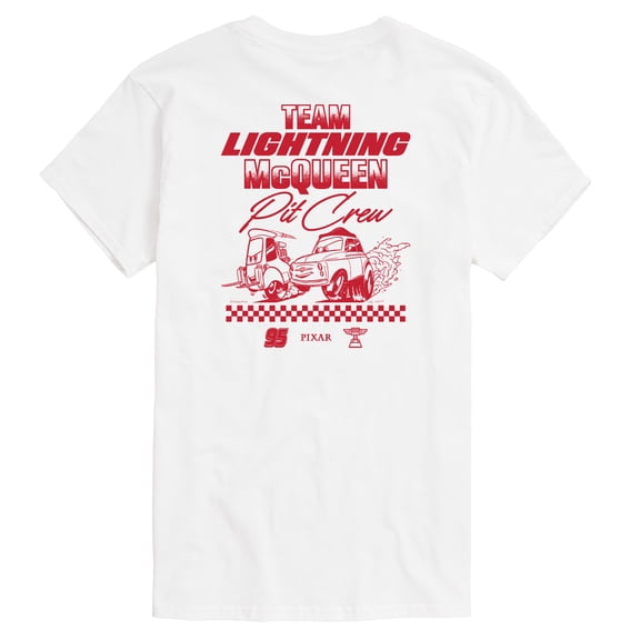 Cars - Team Lightning Mcqueen Pit Crew - Men's Short Sleeve Graphic T-Shirt