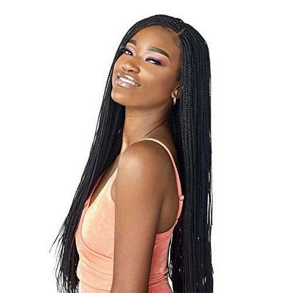 Sensationnel lace front wig - cloud 9 4x4 braid lace wig micro box braid 28