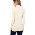 thumbnail image 6 of Niobe Clothing Womens Basic Long Sleeve Turtle Neck T-Shirt Top, 6 of 6