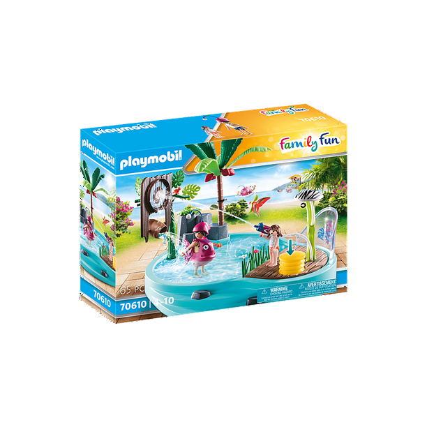 Playmobil : Family Fun / Petite piscine avec pulvérisateur d'eau