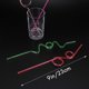 thumbnail image 5 of Crazy Loop Straws, (Pack of 50) Crazy Silly Colorful Reusable Drinking Straws Mega Pack BPA and PFOA, 5 of 5
