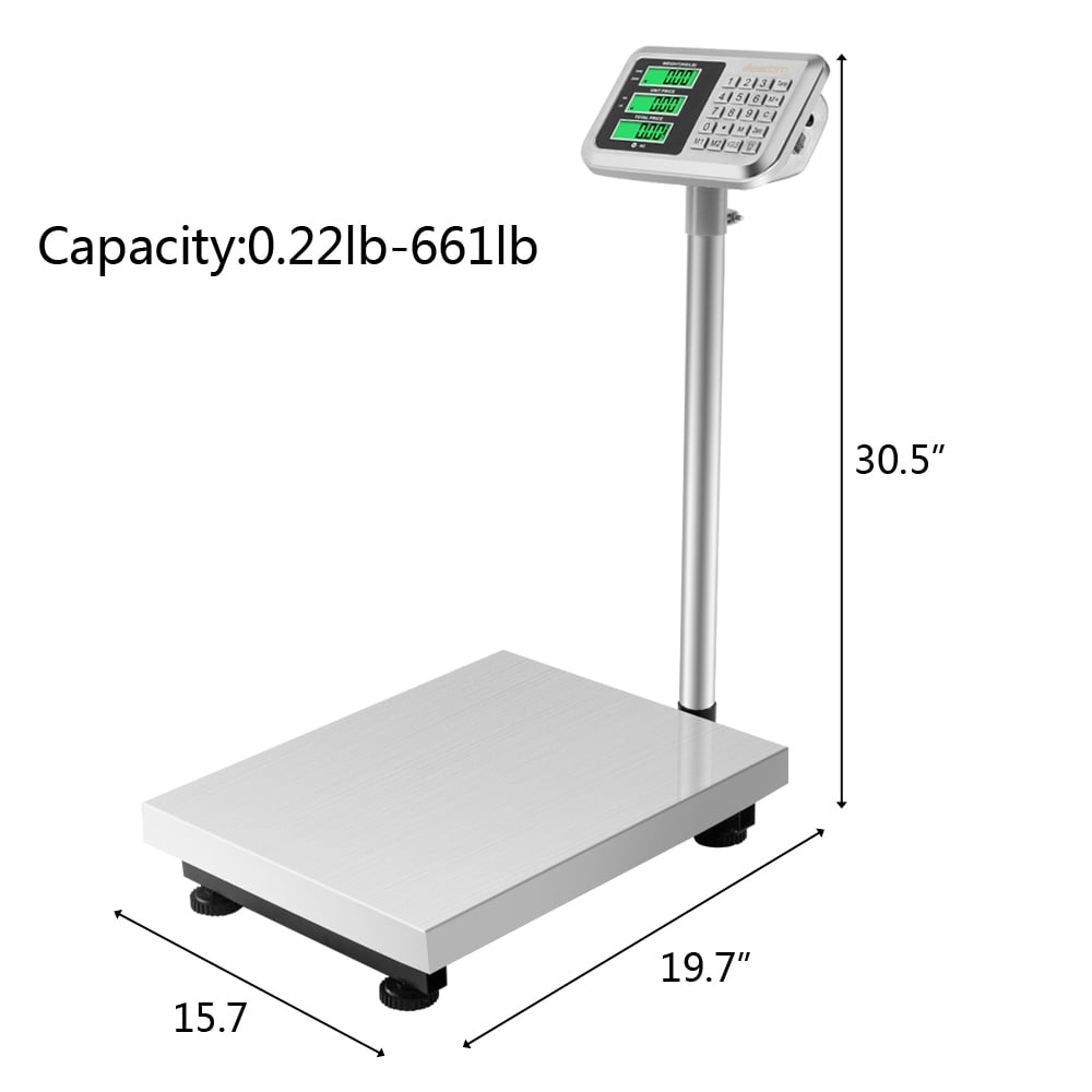 Lowestbest Digital Scale for Home, High Precision LCD Digital Postal Shipping Scale, Electronic Scale Digital Postal Scale, Personal Floor Postal Platform Scale Lowestbest Digital Scale for Home, High Precision LCD Digital Postal Shipping Scale, Electronic Scale Digital Postal Scale, Personal Floor Postal Platform Scale