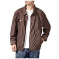 thumbnail image 5 of kamemir Wind Jacket Men Mens Windbreaker Jackets Lightweight Packable Jacket,Windproof and Dustproof(Coffee,XXL), 5 of 5