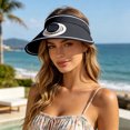 thumbnail image 2 of Solar Fan Wide Brim Sun Visor Hat Unisex Adult Outdoor Cap Solar and USB Dual Power UPF 50 Mesh Fabric Quiet Fan for All Summer Outdoor Activities, 2 of 6