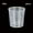 Clear, variant on Luckyn 20 Pcs 30 ml Transparent Plastics Measure Cups Dual Scales Cup Container