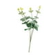 thumbnail image 4 of Eucalipto artificial STEM Hojas falsas Decoración Falso Follaje Verde Vase rama de relleno para festival Restaurante de bodas de vacaciones 4 cabezas de longitud 37 cm, 4 of 8