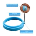 thumbnail image 4 of Silicone Egg Ring, Food Grade Egg Cooking Rings, Egg Rings Non Stick, Egg Cooking Rings, Perfect Fried Egg Mold or Pancake Rings (New, 4pcs, Blue), 4 of 4