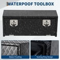 thumbnail image 3 of GloryStar Underbody Aluminum Tool Box, Lockable Waterproof Storage Organizer with Keys for Underbed Use on Truck, Trailer, and RV, 3 of 8