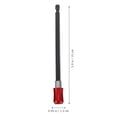 thumbnail image 3 of Weiweiguan 2 Sets Magnetic Impact Screwdriver Bit Holder Hex Handle Quick Change Bit Holder, 3 of 6