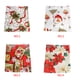 thumbnail image 5 of Matsuzay Camino de navideño fruta roja anciano sombrero cabeza clarete flores blancas mantel fiesta cena decoración Type3 NO3 Matsuzay JR0842-01, 5 of 6