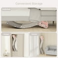 thumbnail image 5 of DUKE BABY Kids Indoor Slide for Sofa and Stairs Slide Attachment to Toddler Bed and Nugget Couch for Kids Age 1-5, Pink Grey, 5 of 7