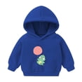 thumbnail image 2 of SROBPTY Child Boys Girls Top Print Hooded Crew Neck Long Sleeve Shirts for 0-13 Years, 2 of 3