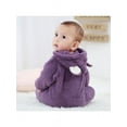thumbnail image 7 of Autumn Winter Baby Clothes coral fleece Hoodies Fleece Clothes baby girls boys Clothesr newborn toddle clothing rompers Bodysuits One Pieces, 7 of 7