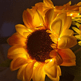 thumbnail image 4 of A Rechargeable Sunflower LED Simulation Night Light Table Lamp Flowers Decorative Desk, 4 of 7