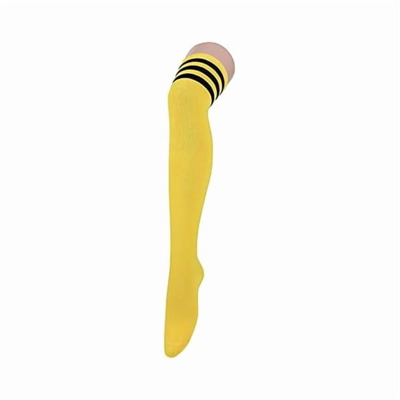 Eryueer Thigh High Socks Long Over Knee High Socks for Women Casual Athlete Striped Knee High Stocking