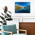 thumbnail image 4 of National Park Lake Canvas Wall Art, Canadian Rockies Mountain Lake Print, Turquoise Water Reflection Artwork for Living Room Bedroom Office Decor, Ready to Hang, 4 of 6