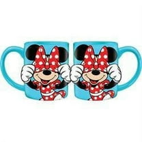 Minnie Big Bow Peekaboo 14oz Relief Mug, Blue