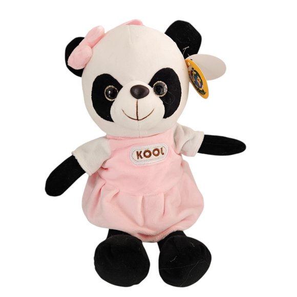 muñeco de peluche de oso panda con vestido