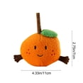 thumbnail image 3 of Cat Chew Toy with Natural Silvervine and Catnip, Soft Polyester, Colorful Fruit Shapes, 6-11 cm, Helps Clean Teeth and Promote Active Play, 3 of 7