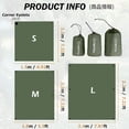 thumbnail image 2 of Lona impermeable para camping Azarxis 244 x 213 cm verde militar, 2 of 9