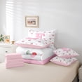 thumbnail image 6 of Castle Fairy Bow Personalized Initial E Twin Bedding Sets,Dreamy Bedding Comforter Set, 6 of 8