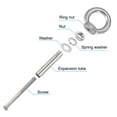 thumbnail image 4 of Uxcell Boulon d'Épaule en Acier Inoxydable 304 Argent 4 Pack, 4 of 6