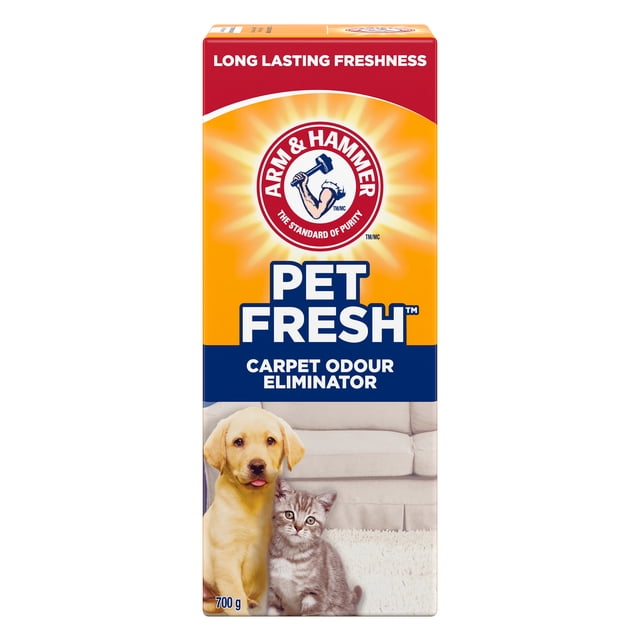 Arm & Hammer Plus OxiClean Pet Fresh Carpet and Room Odour Eliminator, Cat & Dog, 700g