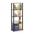 Furinno TurnSTube 5Tier Multipurpose Shelf Display Rack with Square