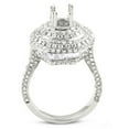 thumbnail image 2 of Dazzlingrock Collection 3.60 Carat (Ctw) 14k Round Diamond Semi Mount Round Diamond for Center Engagement Bridal Ring (No Center Stone), White Gold, Size 6, 2 of 4