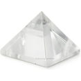 thumbnail image 2 of Premium Clear Quartz Pyramid Crystal Healing Stones - 1" Inch, 2 of 4