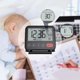 thumbnail image 2 of Foldable Digital Travel Alarm Clock Folding Bedside Clock With Snooze Mode New 26-27s, 2 of 5