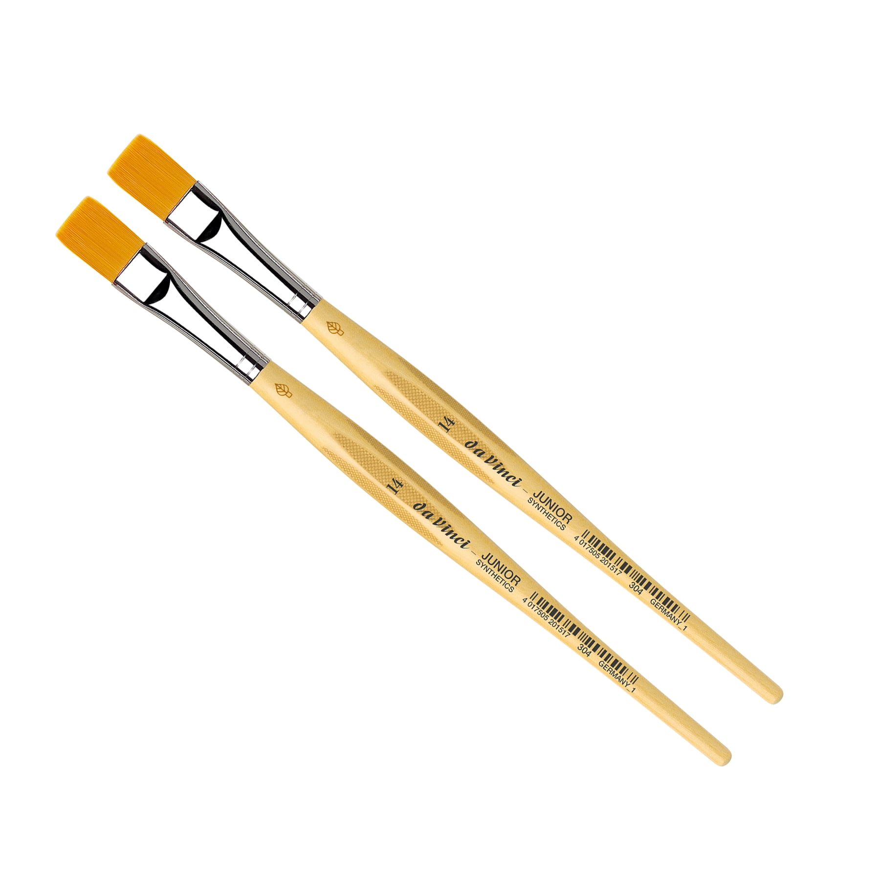da Vinci JUNIOR Synthetics Student Brush, Synthetic, Tempera, Round, Series 304, Size 14, Pack of 2