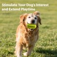 thumbnail image 6 of Dog Treat Ball, Interactive Puzzle Dog Toys for Treat Dispensing, Pet Slow Feeder Chew Tooth Cleaning Balls (4.4‘’, Green), 6 of 9