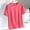 Red#02, variant on Men's Summer T Shirts Outdoor Lightweight Ice Silk Crew Neck Short Sleeved Shirts Summer Loose Breathable Quickly Drying Sports Tees Top Summer Deal