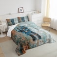 thumbnail image 3 of Homewish Vintage Knight Gloves Full Size Comforter Sets 3-Piece for Teens Adults,Retro Rustic Flower Bedding Comforter Set,Retro Aesthetic Lightweight Bedding Sets,Luxury Bedroom Decor, 3 of 8