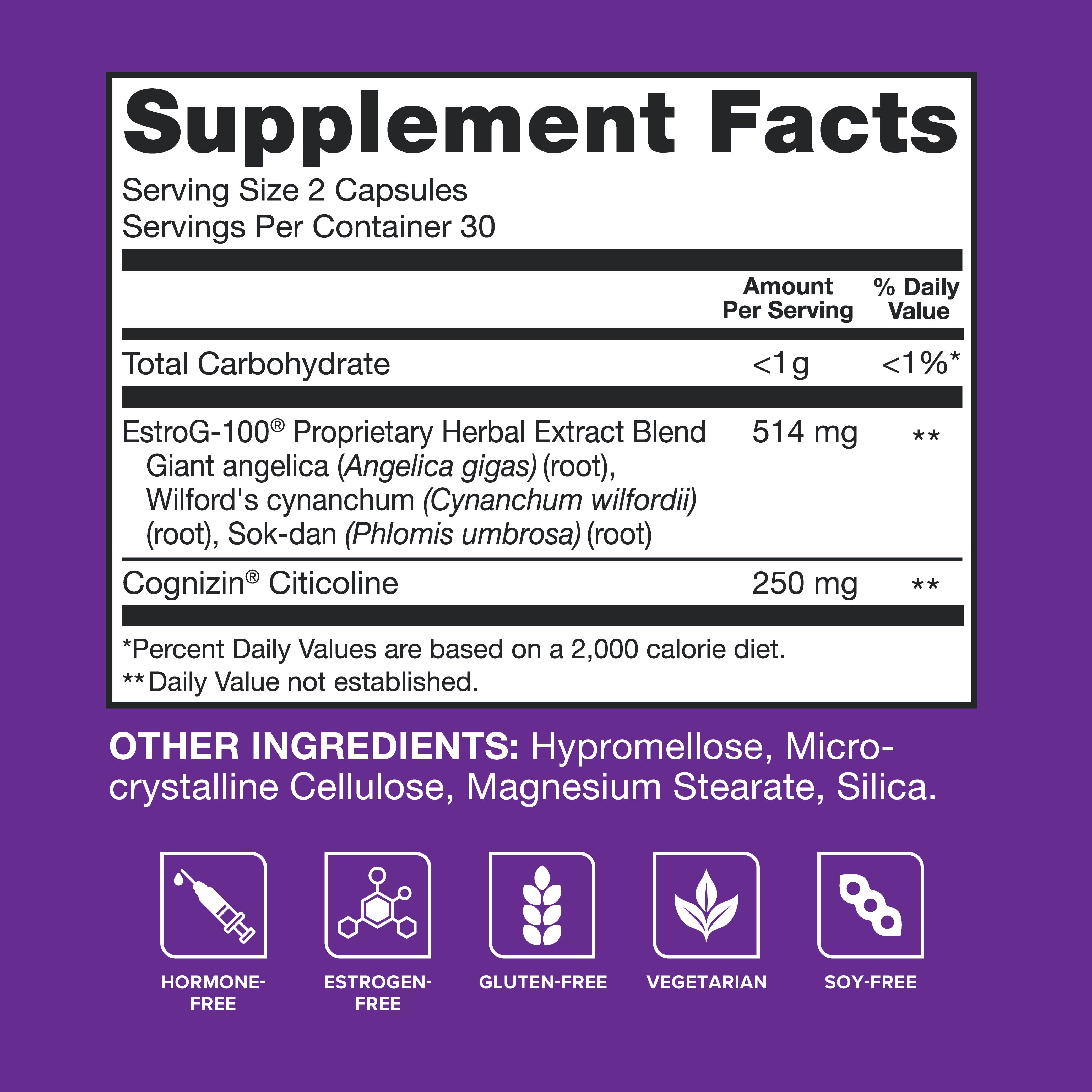 Qunol Menopause Relief Capsules 60ct