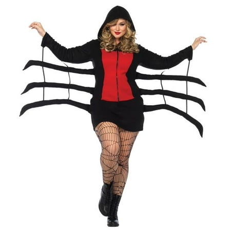 Morris Costume UA85558XX Spider Black Widow Cozy Adult Costume, 2XL