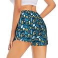 thumbnail image 3 of Bixox Women's Beer Bottles pattern 2 in 1 Running Shorts - Lightweight Athletic Workout Gym Yoga Shorts Liner with Pockets - X-Large, 3 of 5