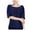Dark Blue, variant on Womens Summer Tops Casual Solid Color Sequin Round Neck Short Sleeve T Shirt Top Oversized Tshirts for Women Hot Pink XXXXXL