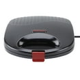 thumbnail image 1 of Sandwichera Eléctrica, 750W Antiadherente Sandwich Grill Panini Press Grill Con Luz Indicador, Toque Frío, Doble Cara a la Parrilla 2 Sándwiches para desayuno, 1 of 7