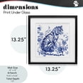thumbnail image 4 of Stupell Industries Eclectic Traditional Ornate Floral Tiger Black Framed Print Under Glass, 13 x 13, by Lettered and Lined, 4 of 8