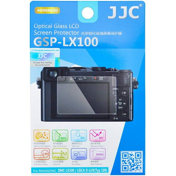 Jjc Dedicated Tempered Glass Screen Protector Cover Shield For Panasonic Dmc Lx100 Lx100 Ii Lumix Tz90