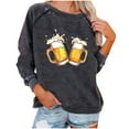 thumbnail image 2 of Clearance Rciityk Women Crewneck Sweatshirt Fall Long Sleeve Pullover Sweaters Casual Loose Trendy Beers Graphic Printed Ladies Sweatshirt - Fall/Winter Savings Clearance, 2 of 4