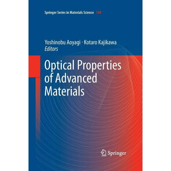 Springer Materials Science Optical Properties of Advanced Materials, Book 168, (Paperback)